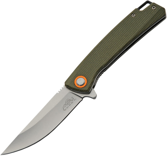 Linerlock Green Micarta RUC-4010GN