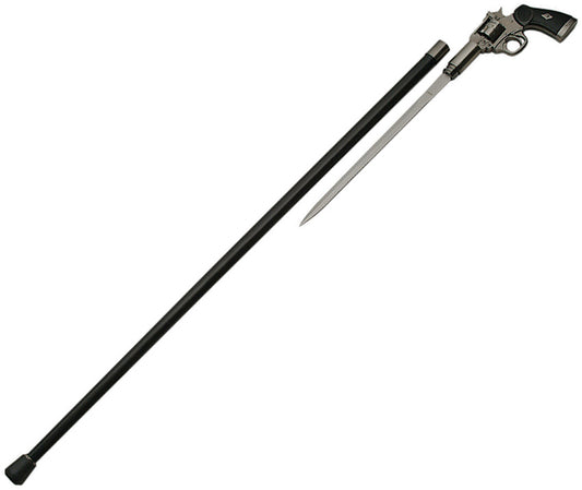 Gun Cane Metal Handle