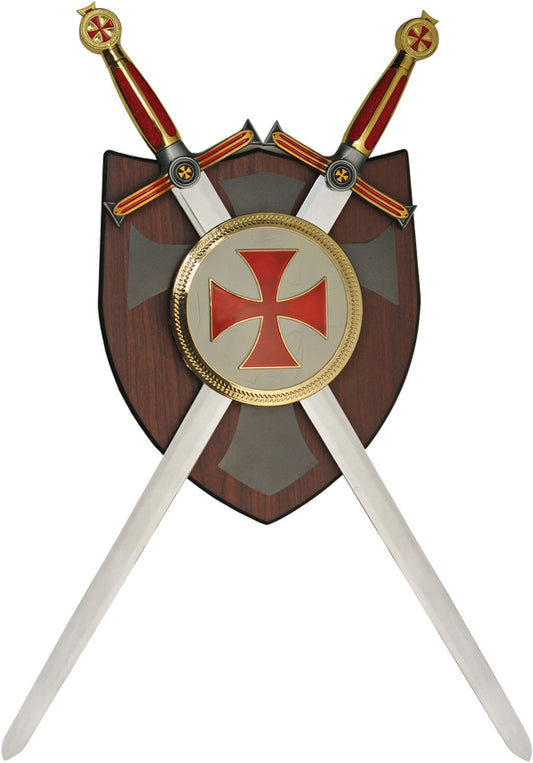 Templar Double Sword Plaque
