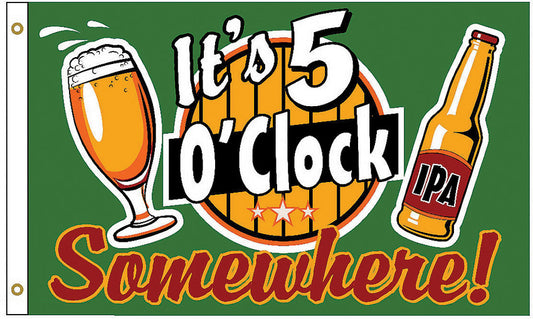 5 oClock Somewhere Flag